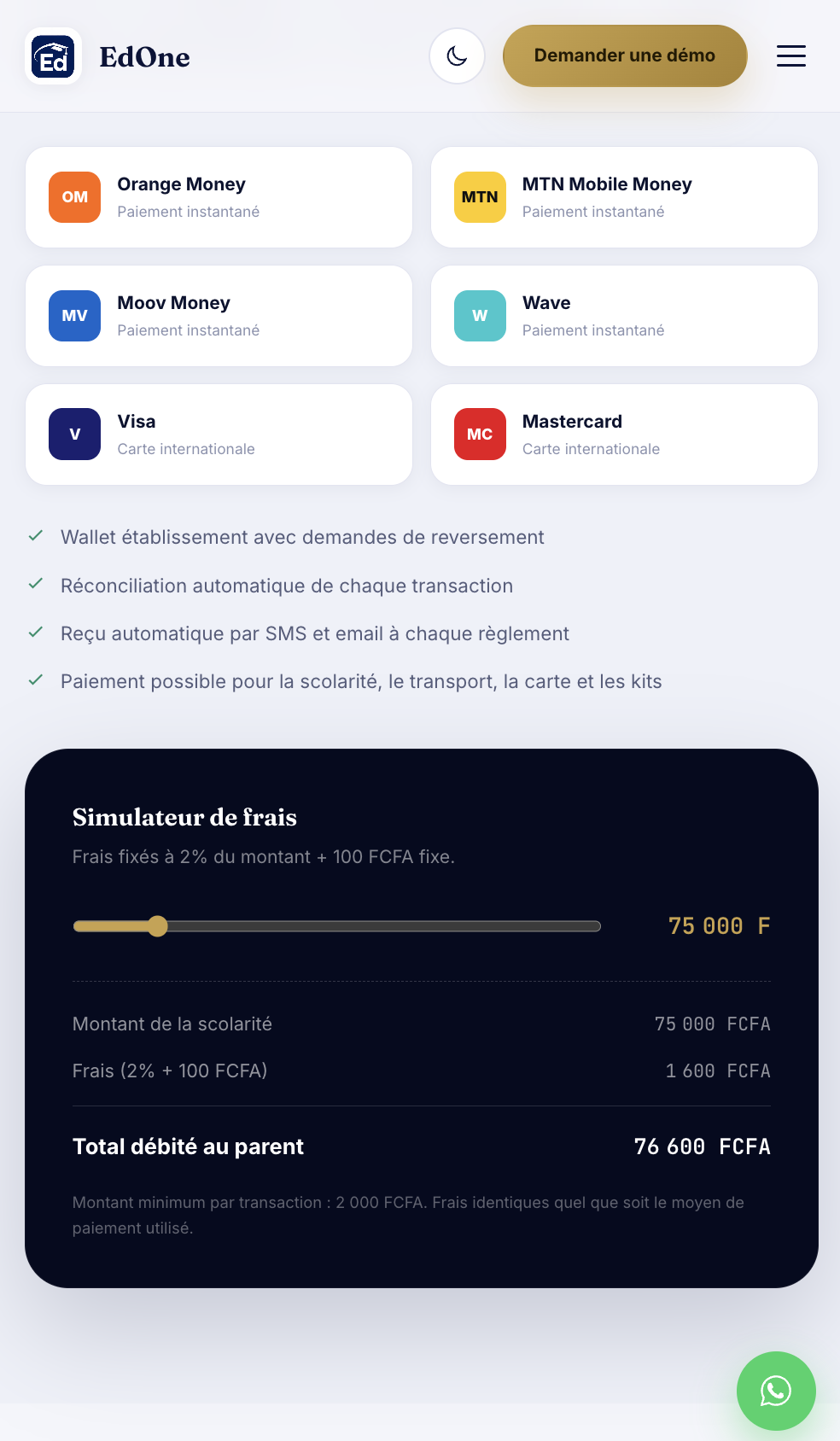 Edone — application mobile